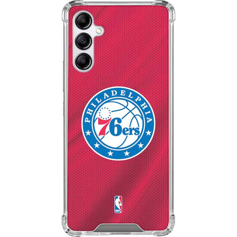 NBA Philadelphia 76ers Jersey Galaxy A15 5G Clear Case